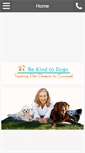Mobile Screenshot of bekindtodogs.com